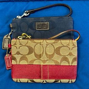 Coach wristlet/clutch